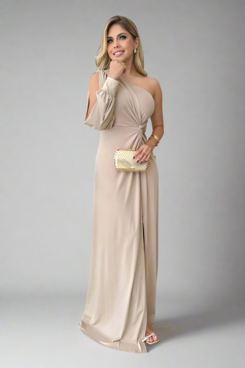 Vestido Longo Ombro Único - Selena