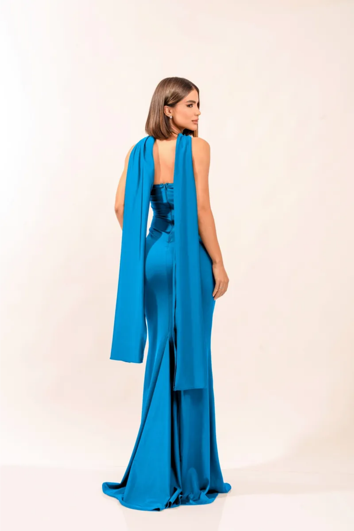 Vestido Longo Tomara-Que-Caia Decote Coração - Mellany