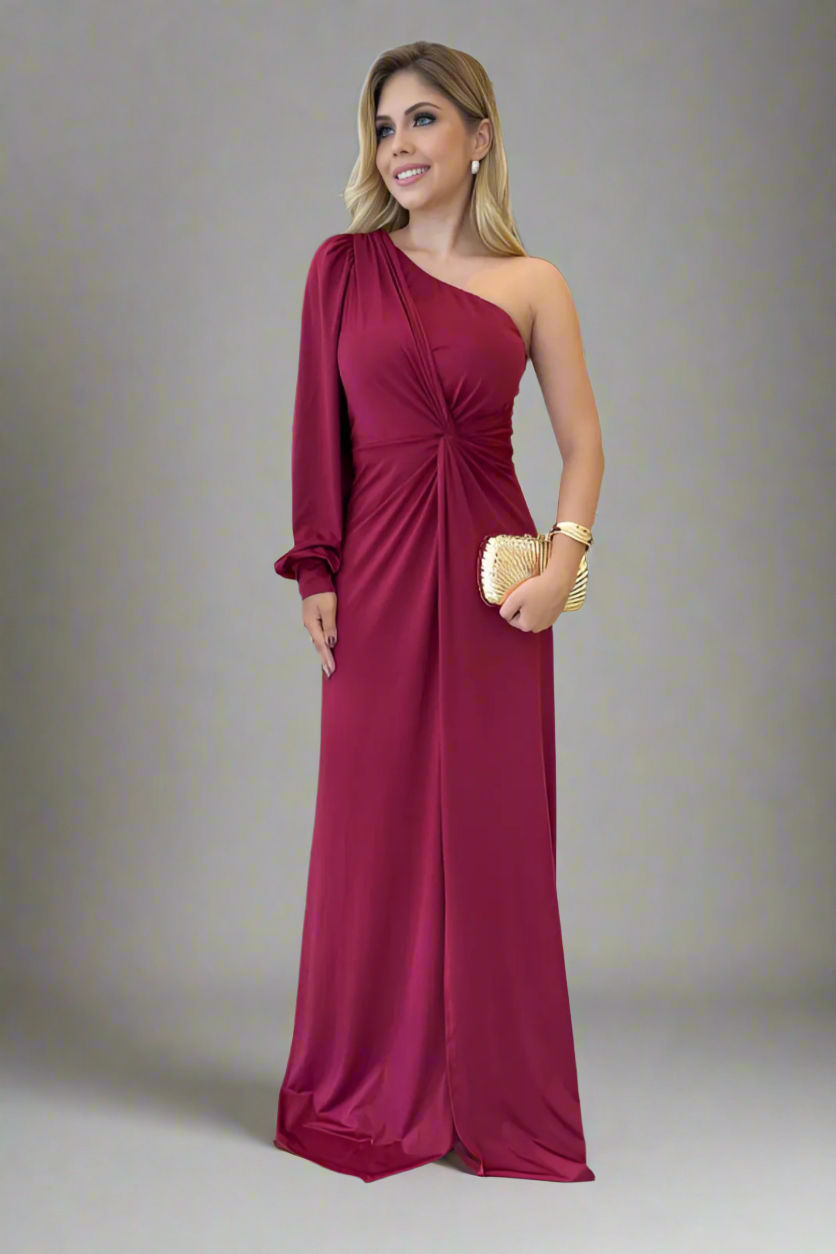 Vestido Longo Ombro Único - Selena
