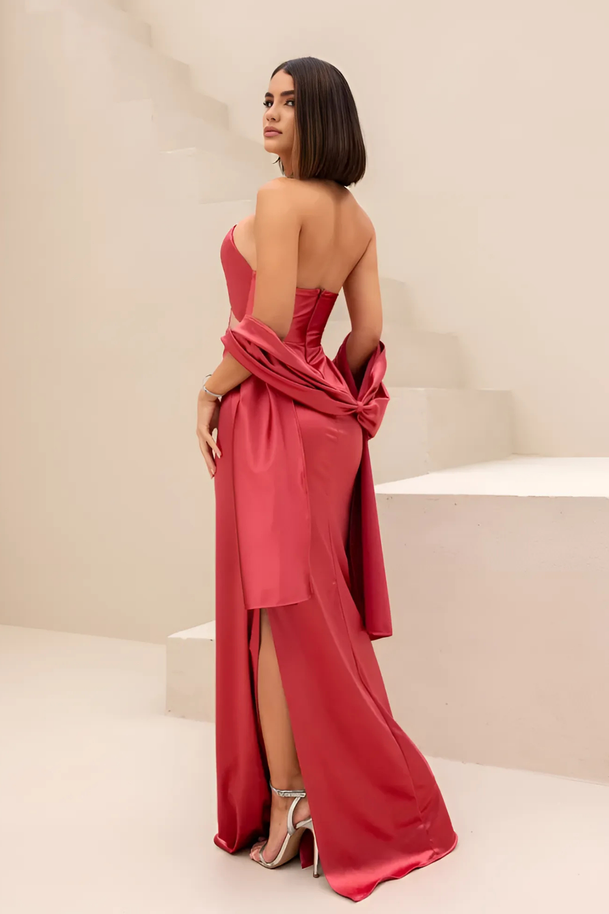 Vestido Longo Gola Bordada - Nádia