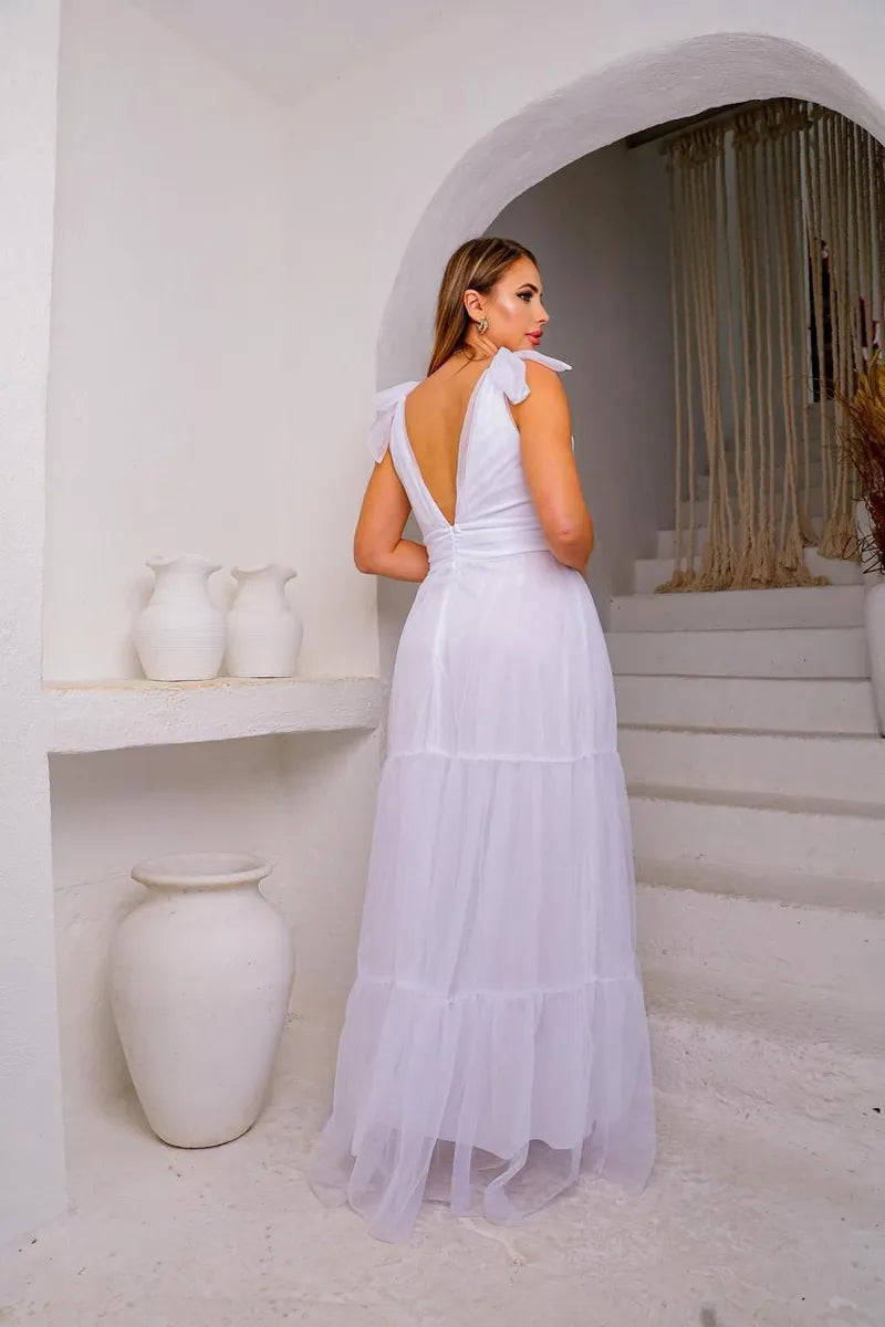 Vestido Longo Para Casamento Madrinha Formatura - Maria