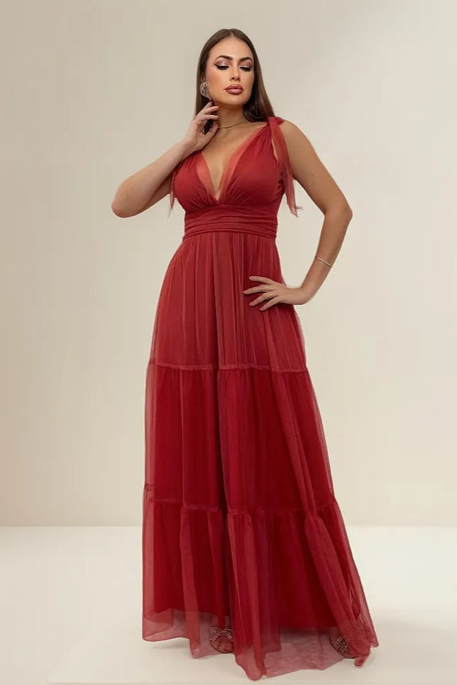 Vestido Longo Para Casamento Madrinha Formatura - Maria