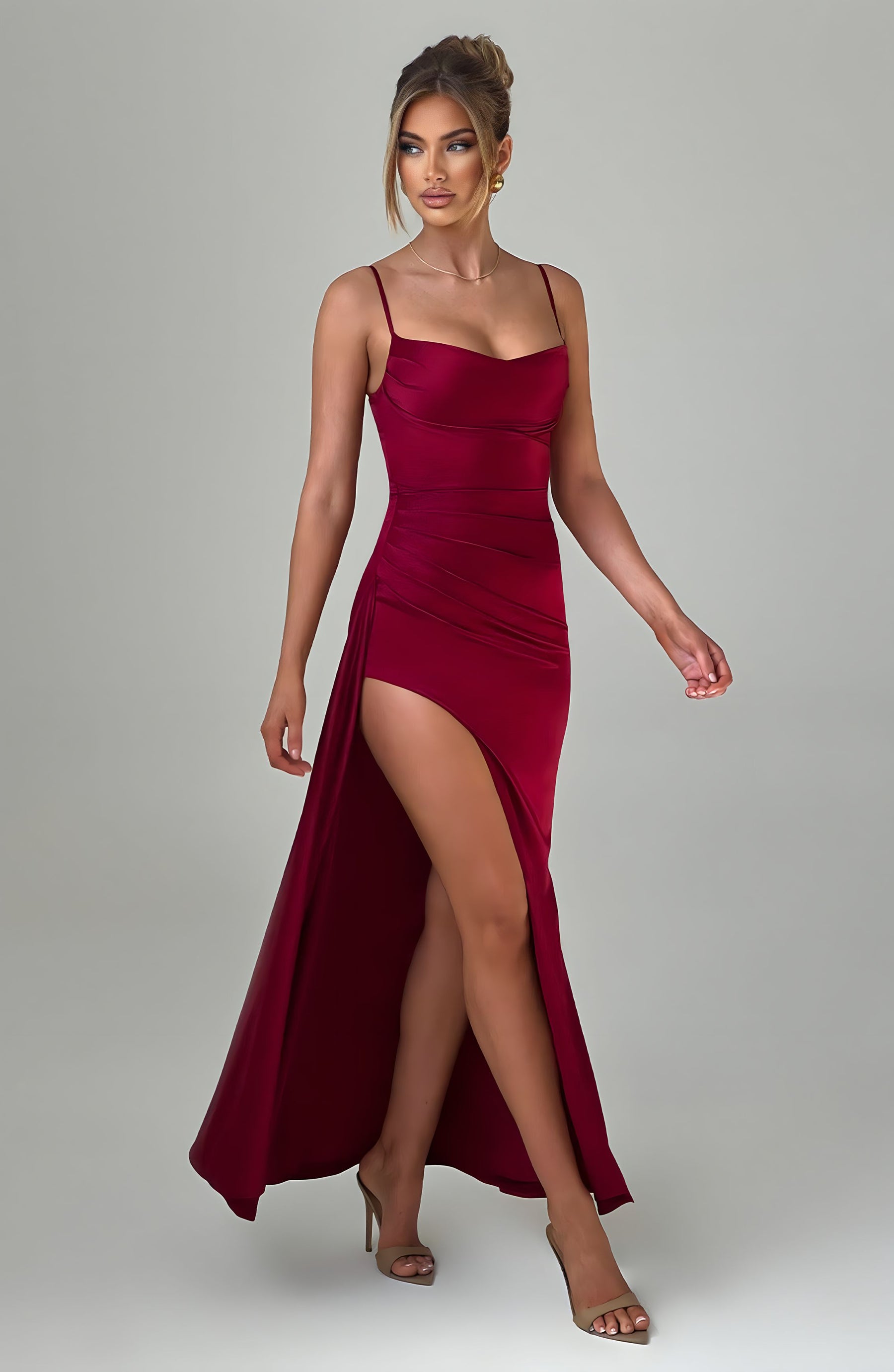 Vestido Longo com Alças Finas - Winona