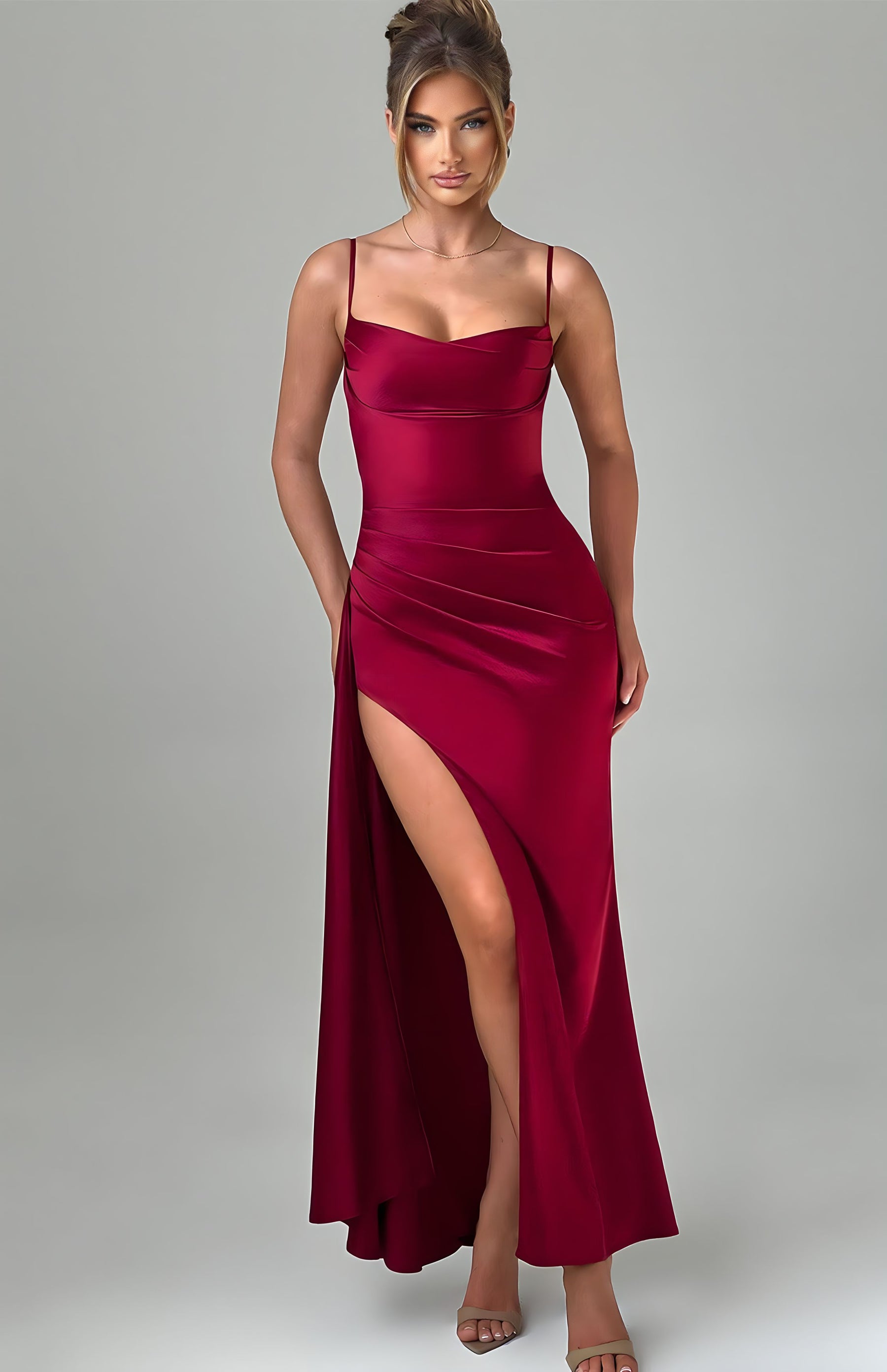 Vestido Longo com Alças Finas - Winona