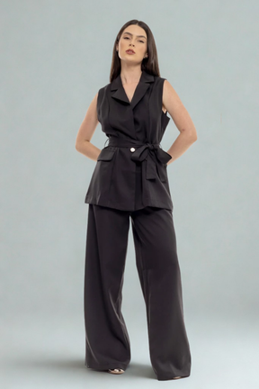 Conjunto Alfaiataria Blazer Colete e Calça - Lorena