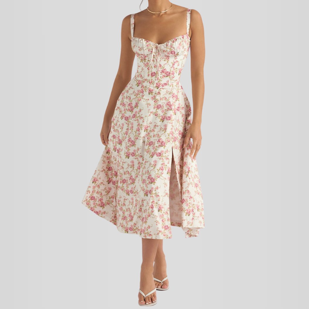 Vestido Midi Floral Camila