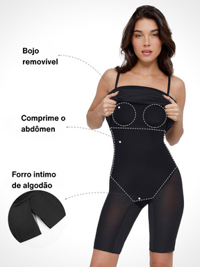 Vestido Com Forro de Compressão - Lanna