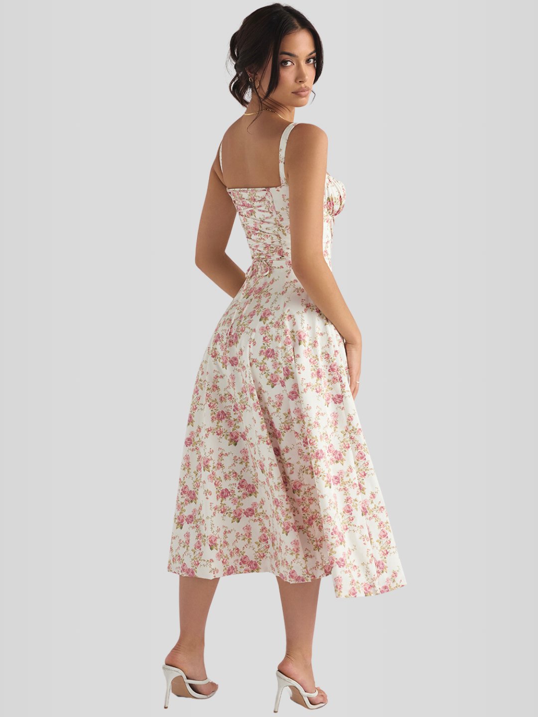 Vestido Midi Floral Camila