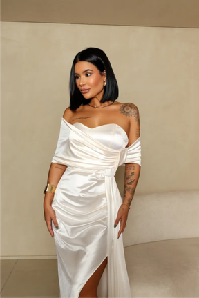 Vestido Longo Ombro a Ombro - Vanessa