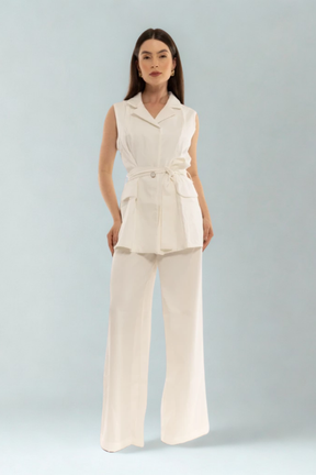 Conjunto Alfaiataria Blazer Colete e Calça - Lorena