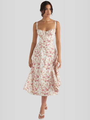 Vestido Midi Floral Camila