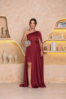Vestido Feminino Longo Com Capa Festa Madrinha Casamento - Mari
