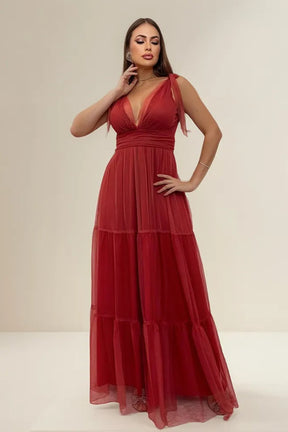 Vestido Longo Para Casamento Madrinha Formatura - Maria