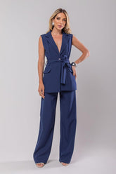 Conjunto Alfaiataria Blazer Colete e Calça - Lorena
