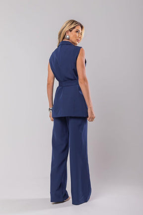 Conjunto Alfaiataria Blazer Colete e Calça - Lorena