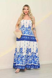 Vestido Longo Tomara que Caia com Elastex - Sabrina