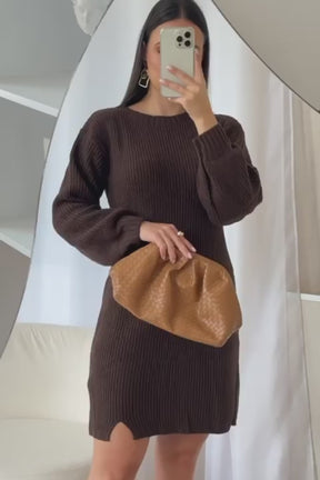 Vestido Curto Manga Longa - Laura