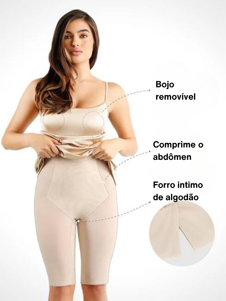 Vestido Com Forro de Compressão - Melissa