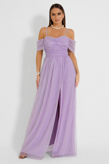 Vestido Longo de Tule - Anastacia