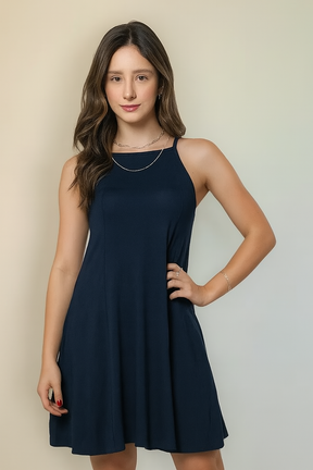 Vestido Curto Soltinho com Bolso - Silvana